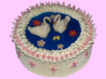 Mslov dort - s marcipnovmi labutmi