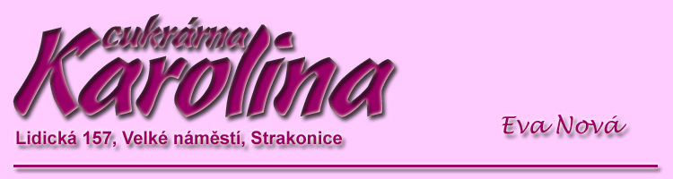Cukrárna Karolina, Velké náměstí, Strakonice I